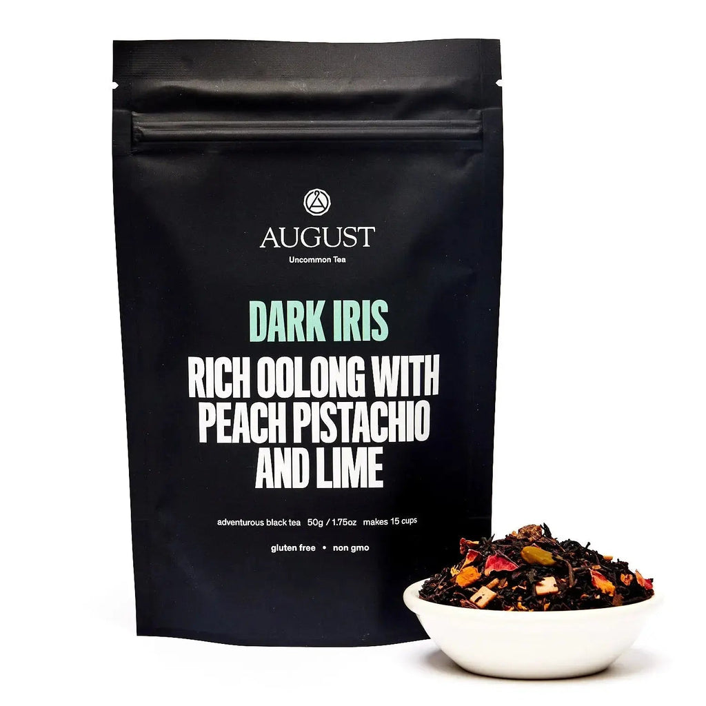 Dark Iris - Peach Pistachio Oolong Tea