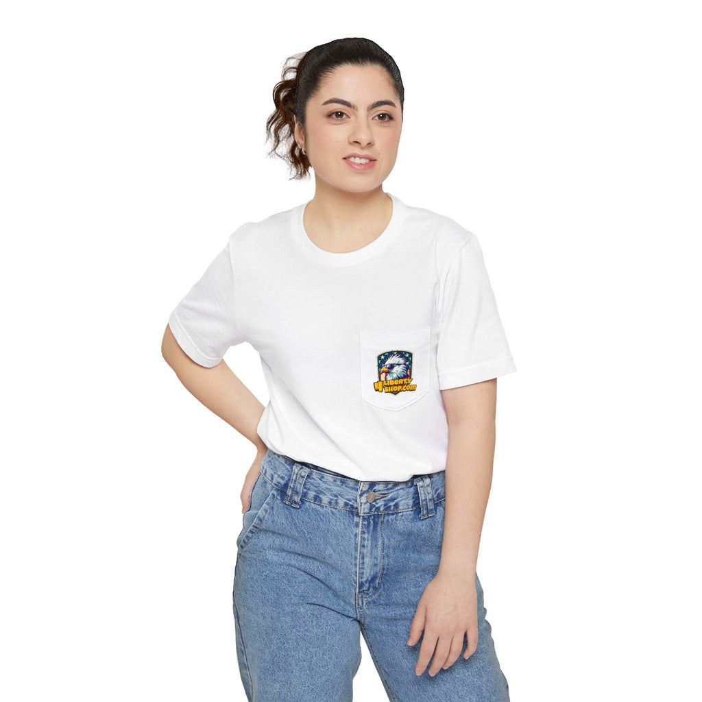 UNISEX — My Pronouns Are We/The/People Pocket Tee
