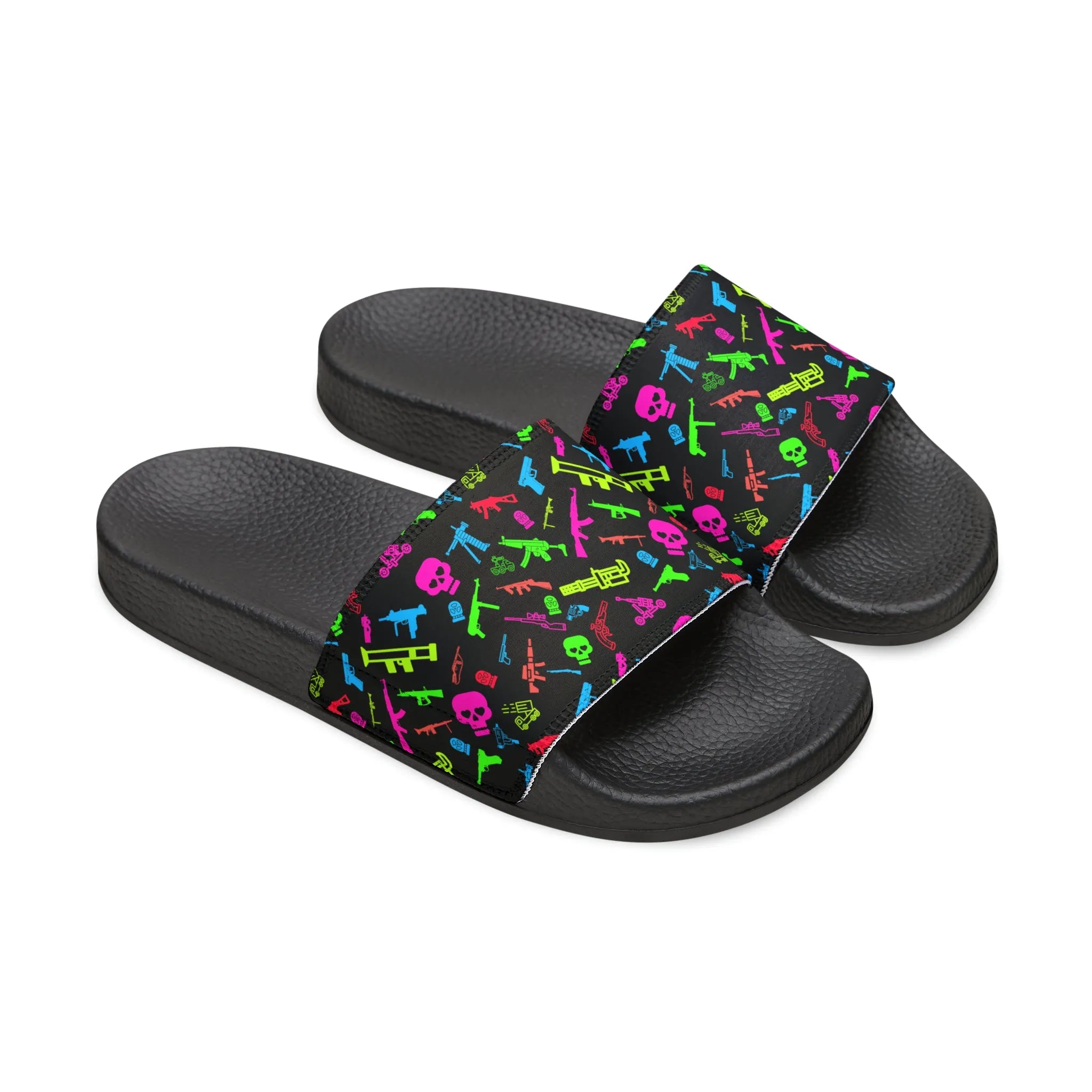 UNISEX — Retro Neon Firearms Sandals