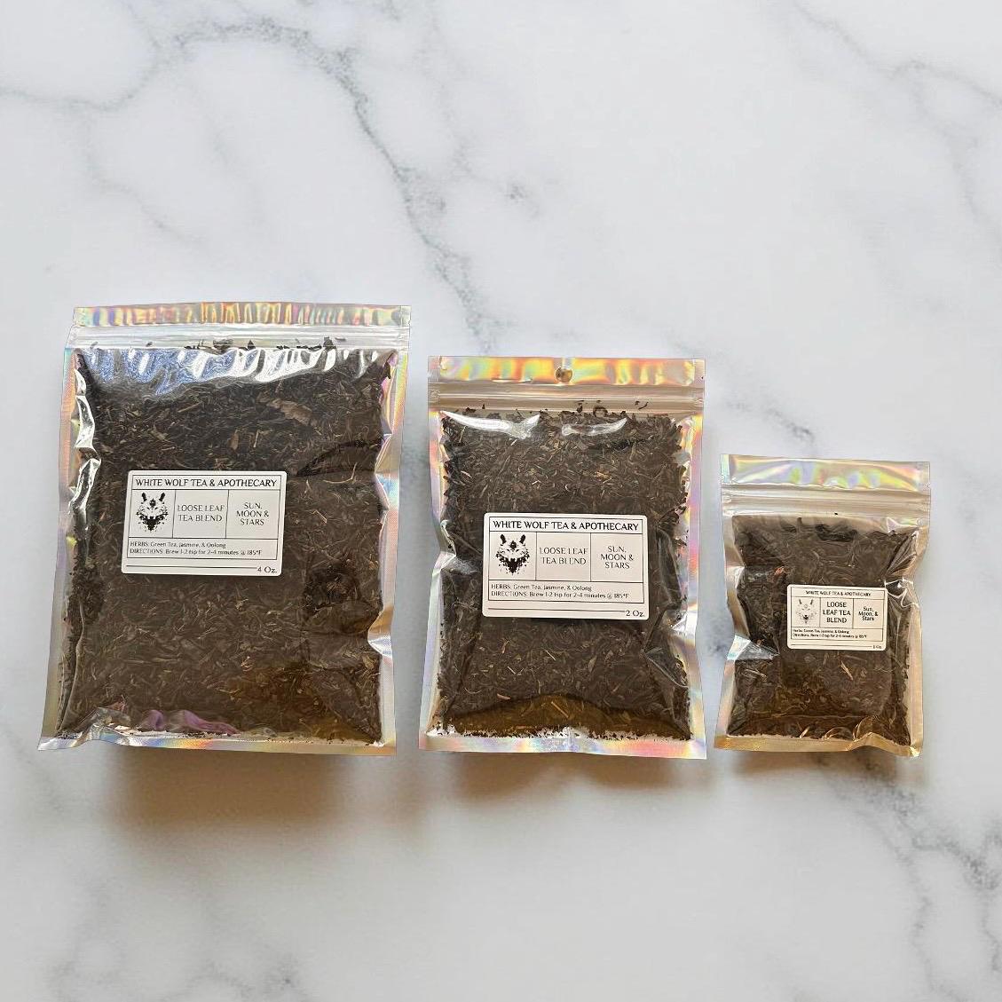 Sun, Moon, and Stars Tea Blend (Loose Leaf) - White Wolf Tea & Apothecary