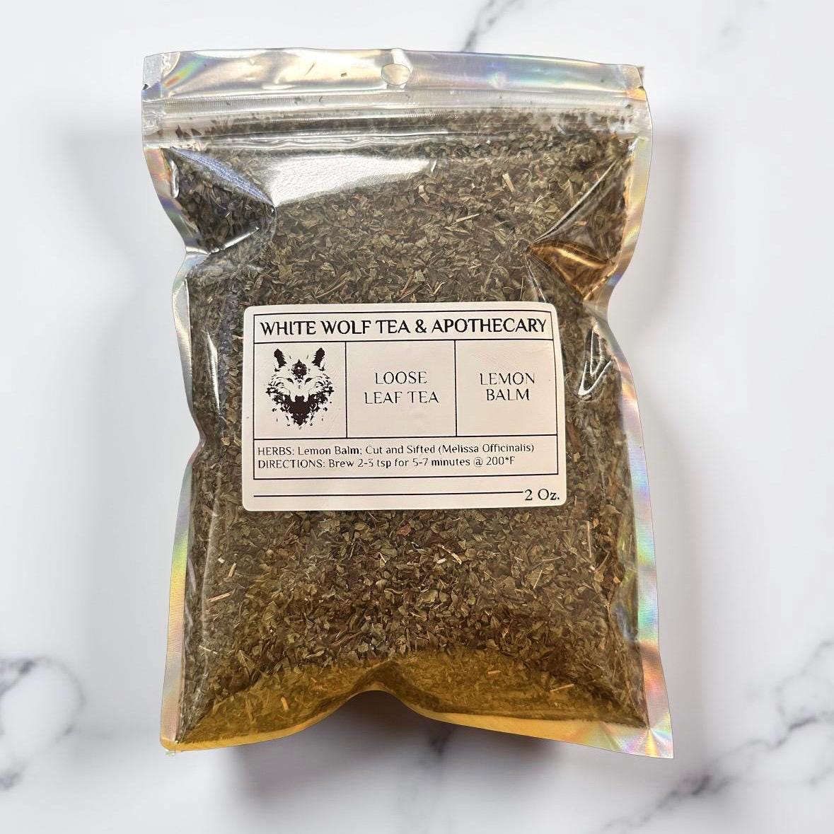Lemon Balm Tea (Loose Leaf) - White Wolf Tea & Apothecary
