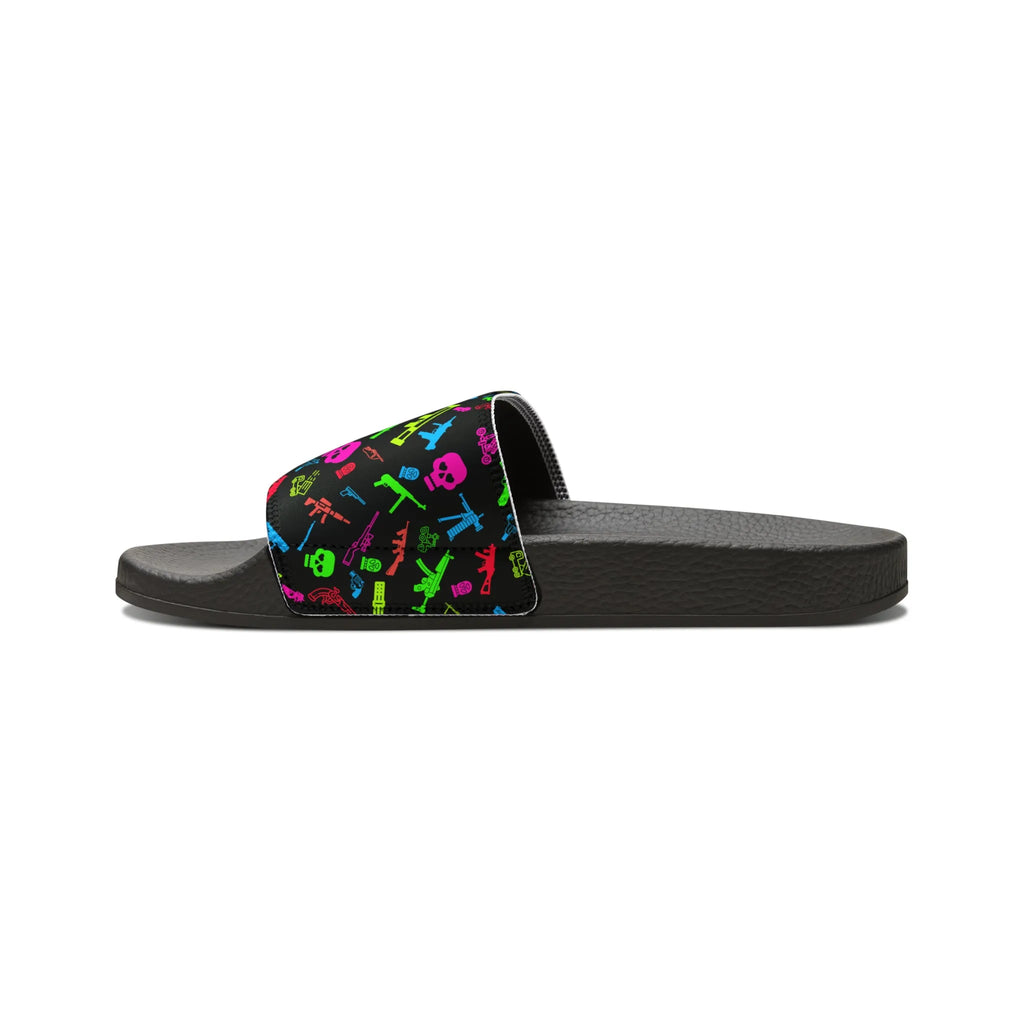 UNISEX — Retro Neon Firearms Sandals