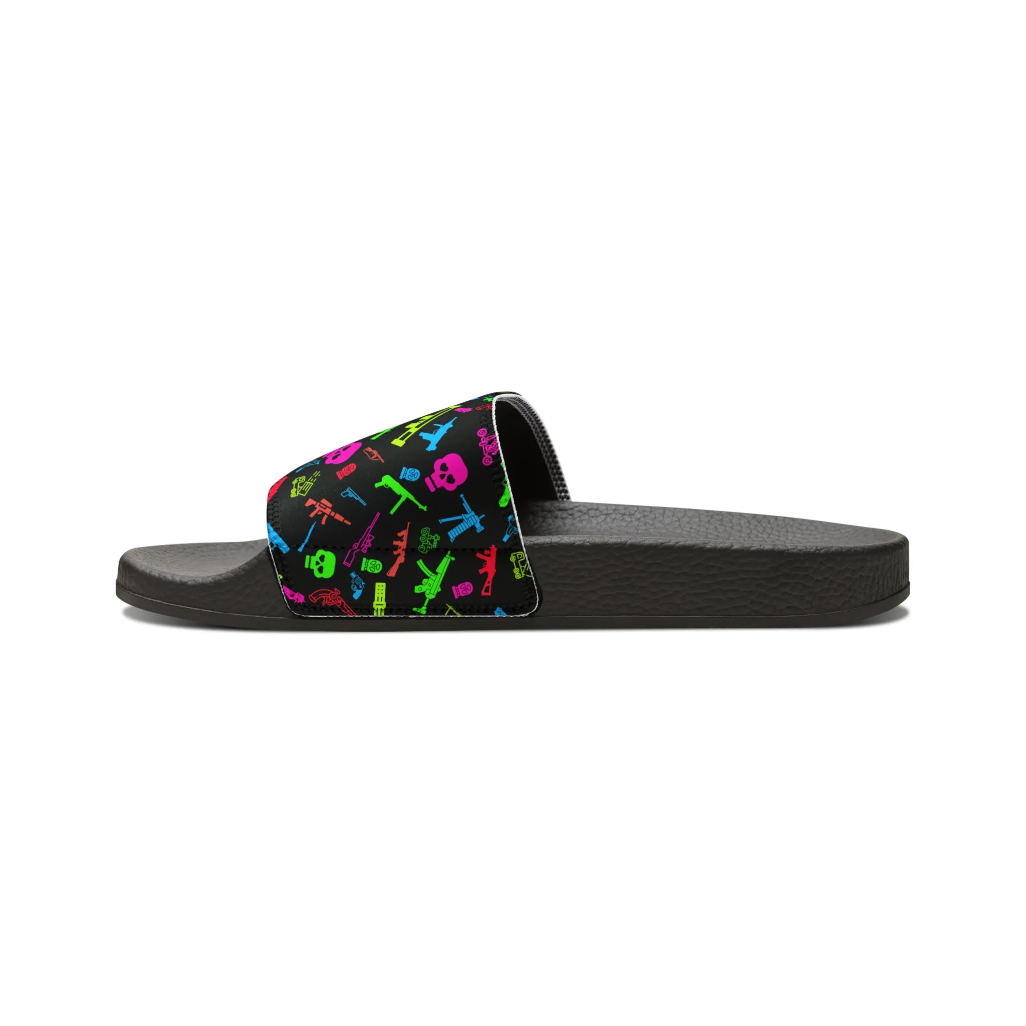 UNISEX — Retro Neon Firearms Sandals