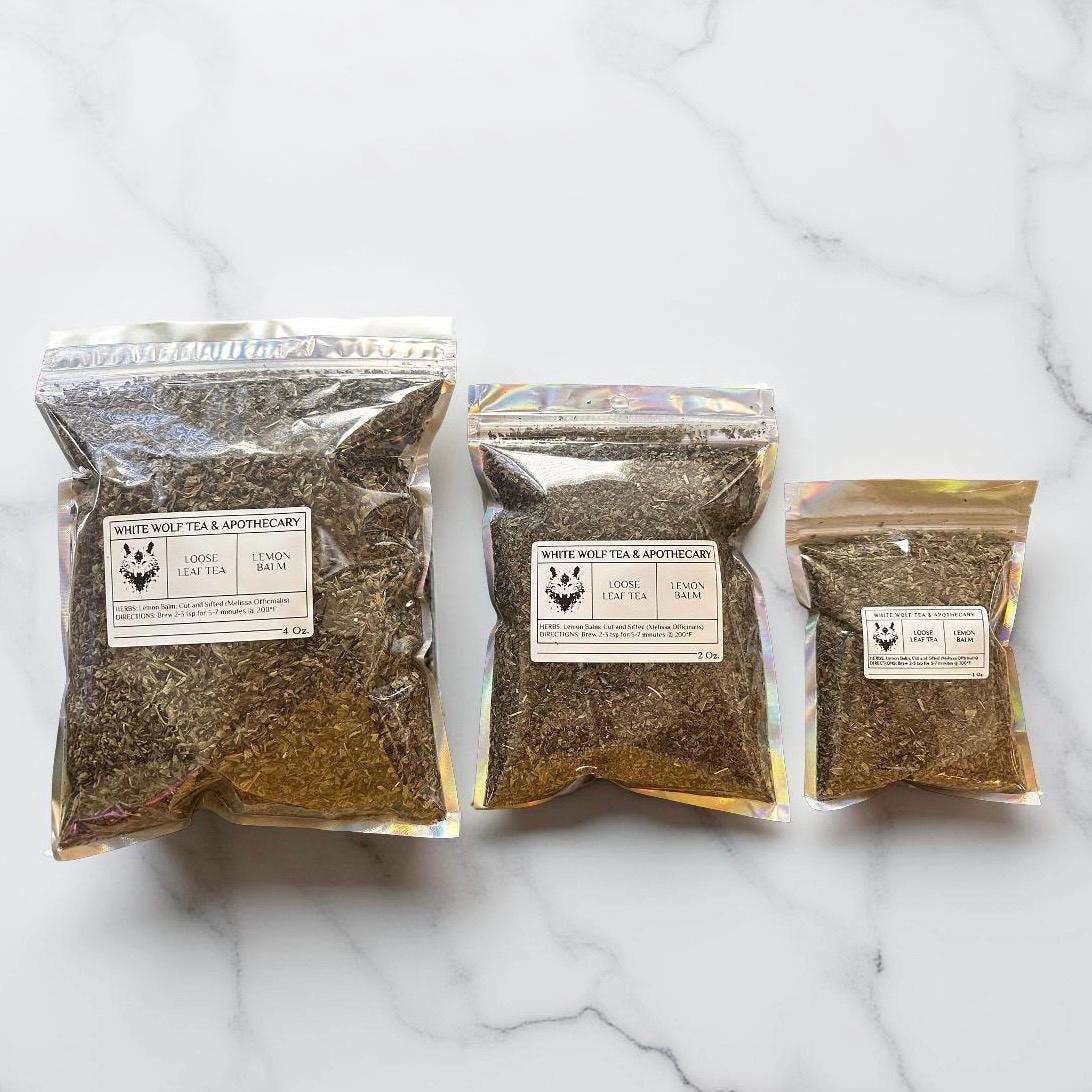 Lemon Balm Tea (Loose Leaf) - White Wolf Tea & Apothecary