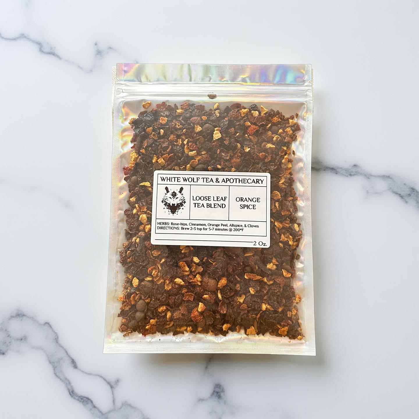 Orange Spice Tea (Loose Leaf) - White Wolf Tea & Apothecary