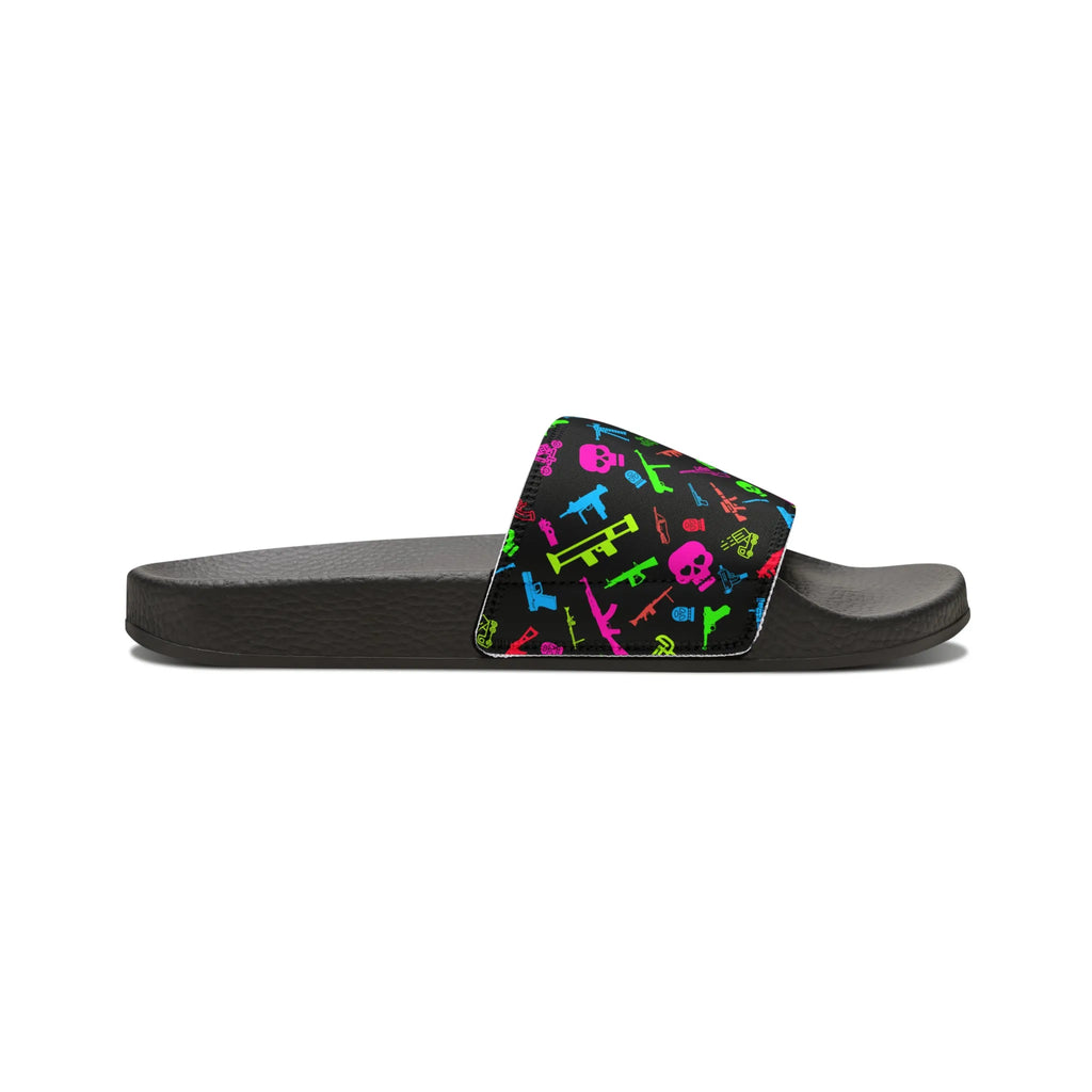 UNISEX — Retro Neon Firearms Sandals