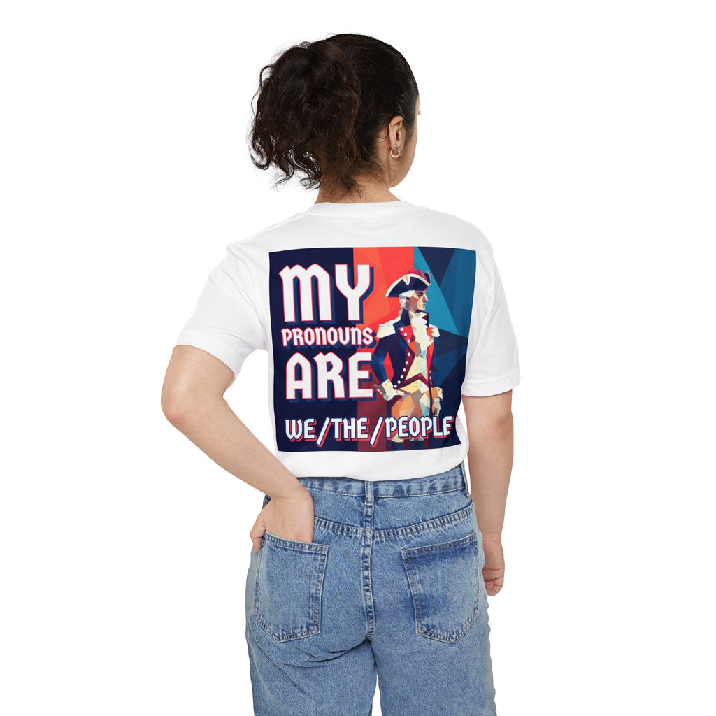 UNISEX — My Pronouns Are We/The/People Pocket Tee