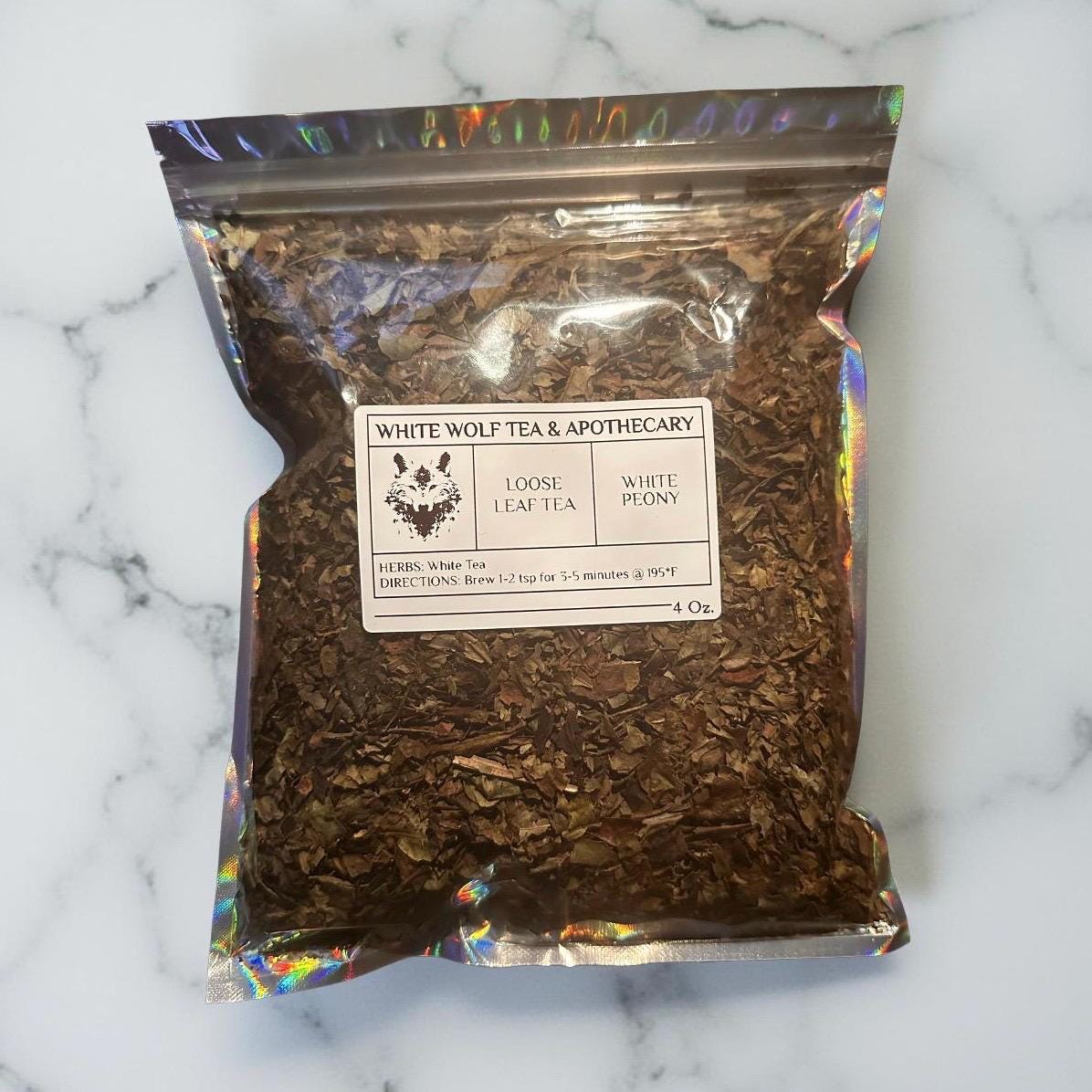 White Peony Tea (Loose Leaf) - White Wolf Tea & Apothecary