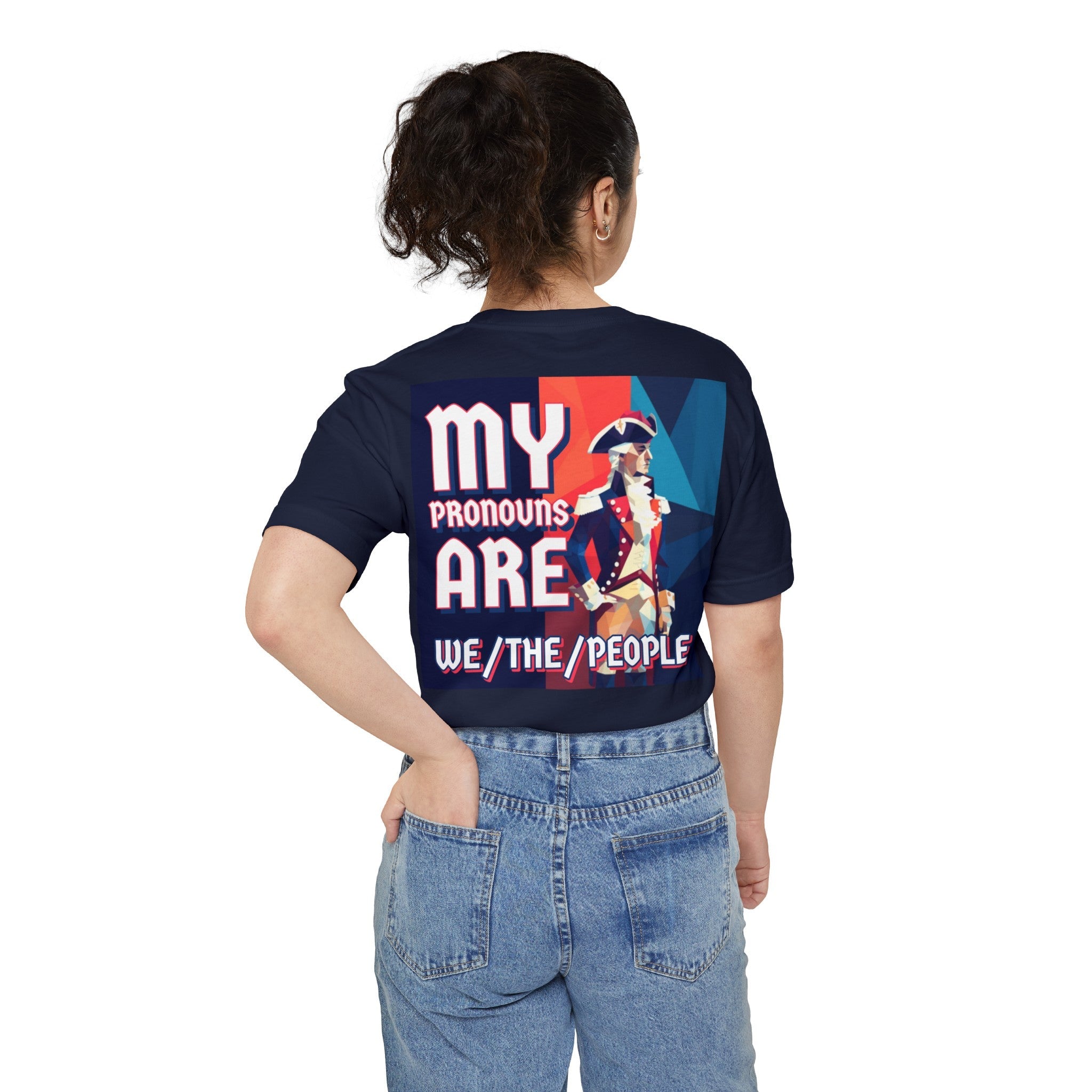 UNISEX — My Pronouns Are We/The/People Pocket Tee