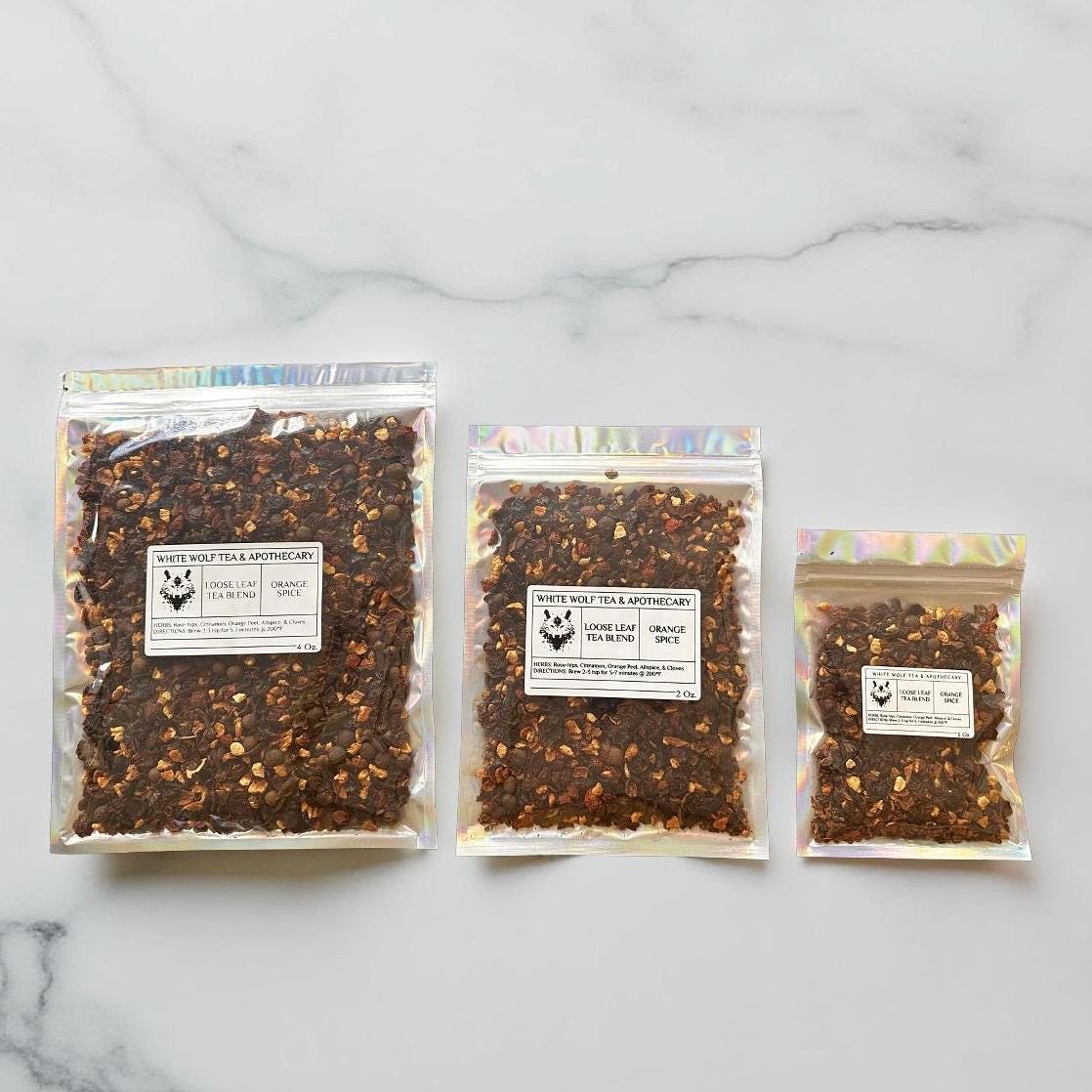 Orange Spice Tea (Loose Leaf) - White Wolf Tea & Apothecary
