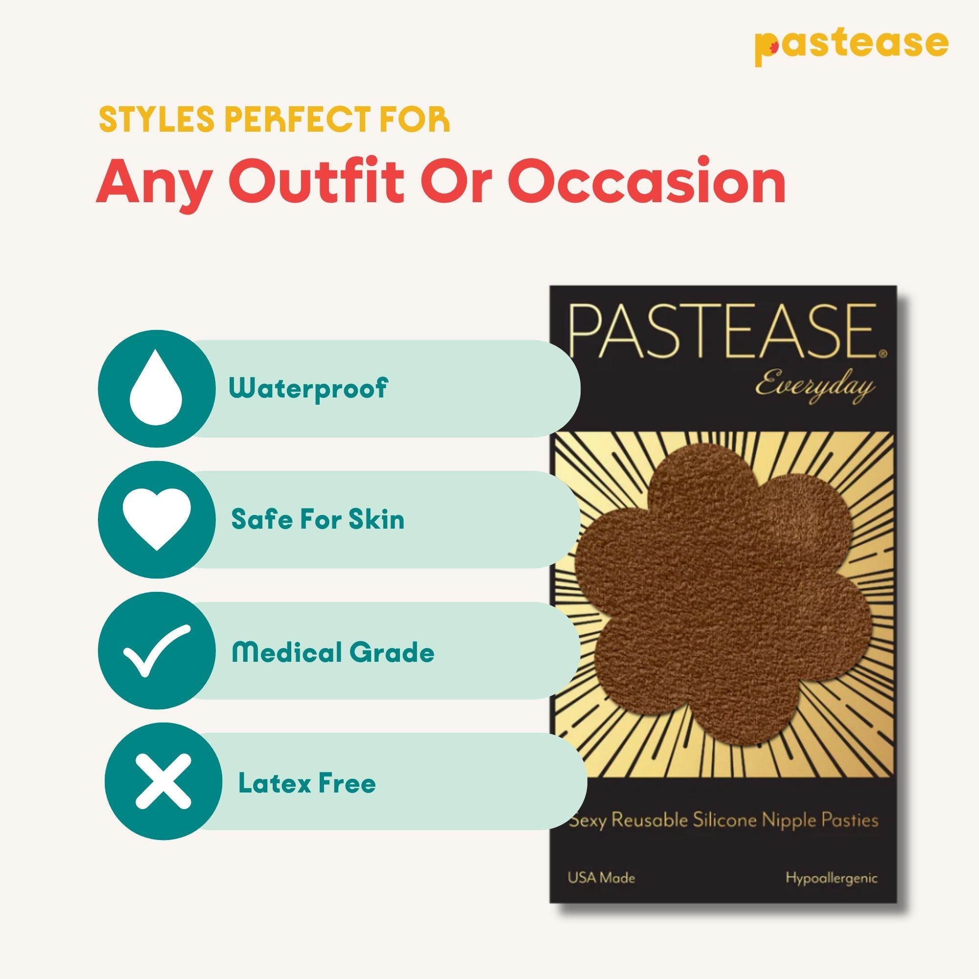 Reusable Pasties: Nipple Covers by Pastease Everyday