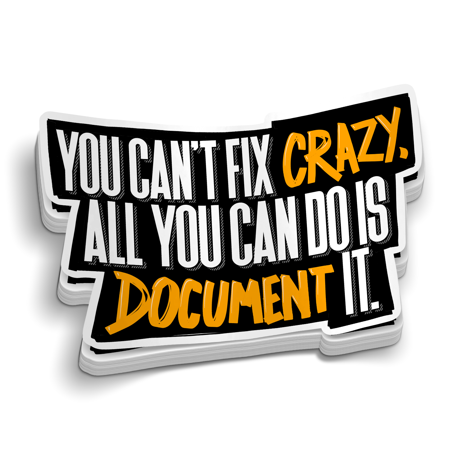 You Can't Fix Crazy Sticker