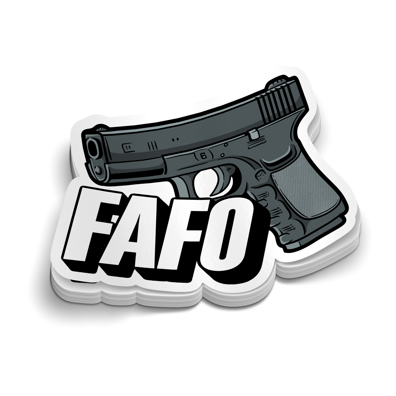 FAFO Glock Sticker