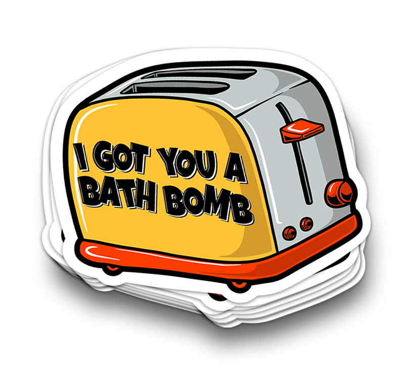 Bath Bomb Sticker