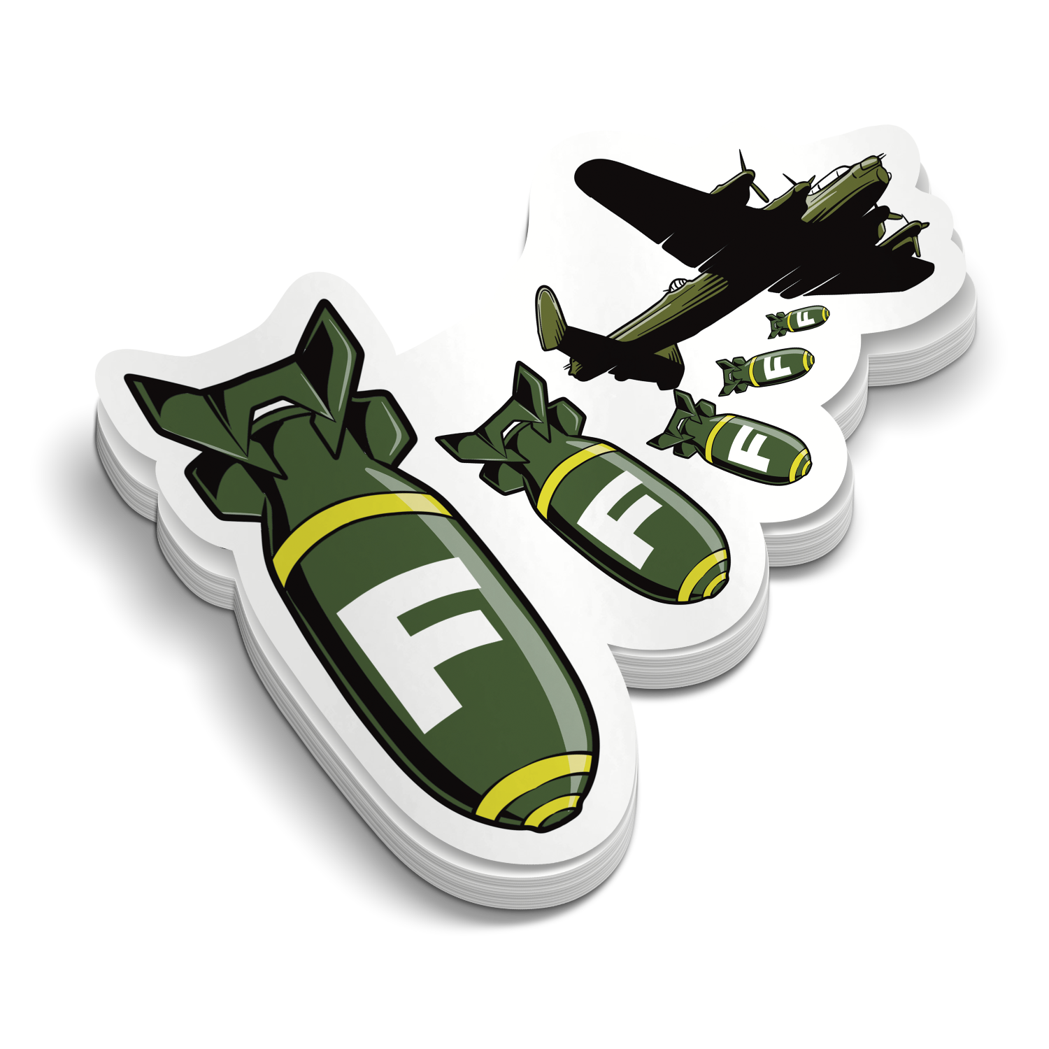 Dropping F-Bombs Sticker
