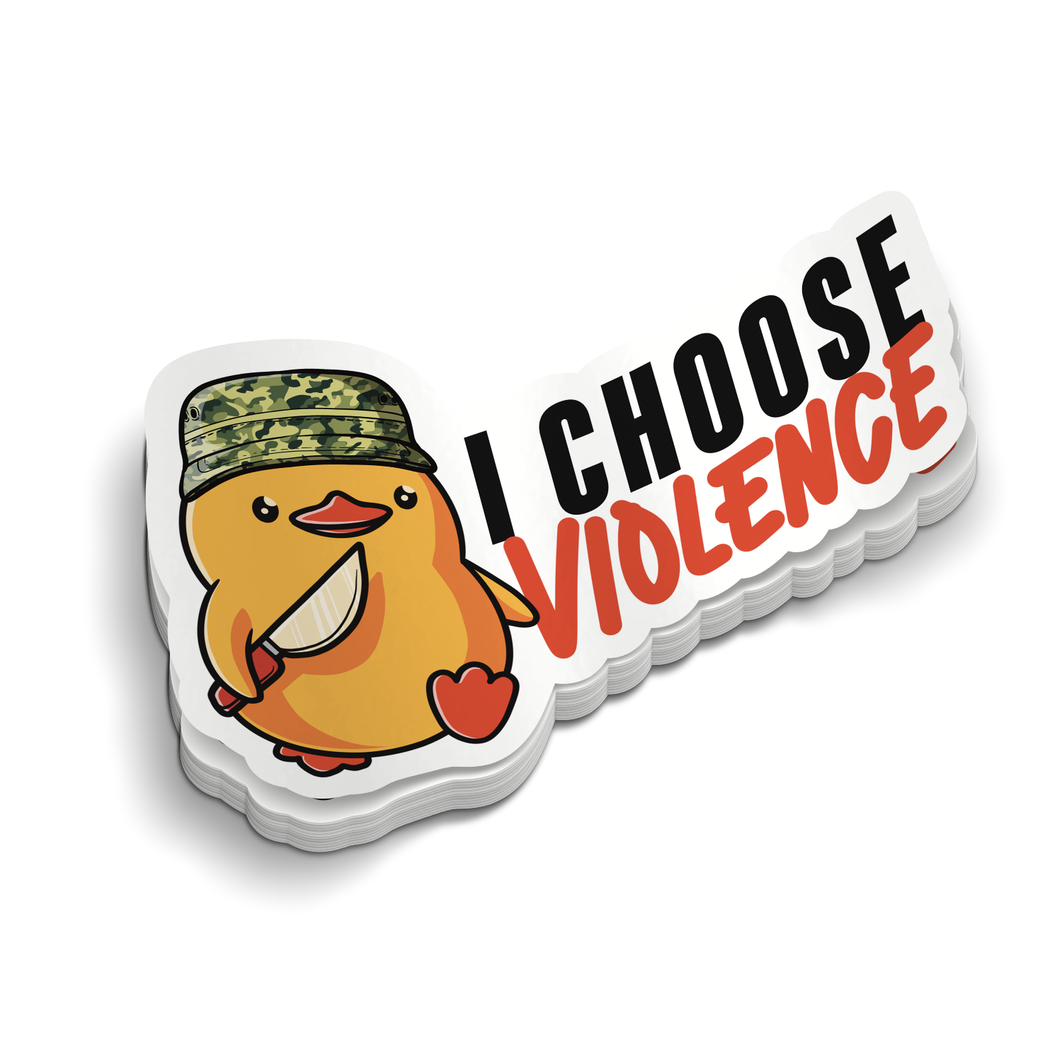 I Choose Violence Sticker