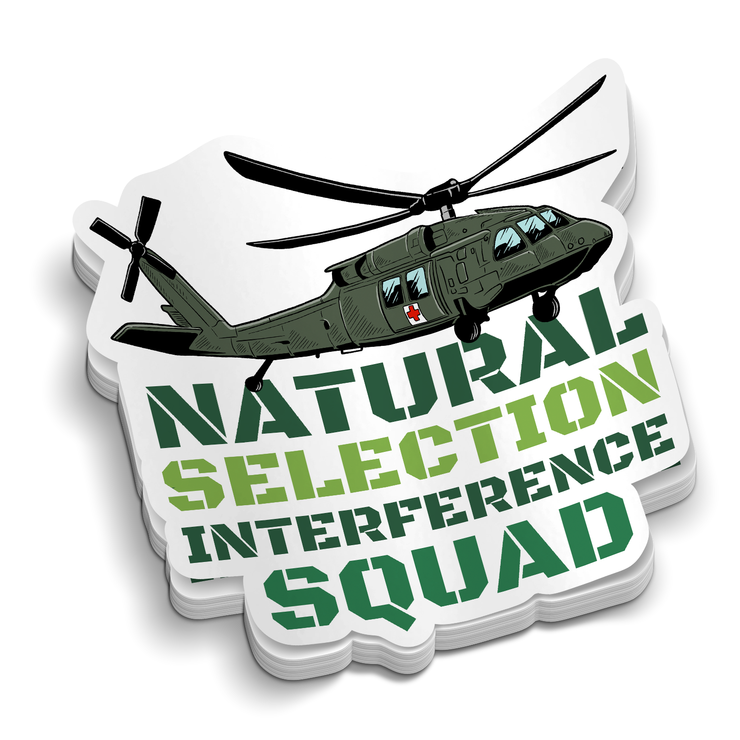 Natural Selection Chopper Sticker