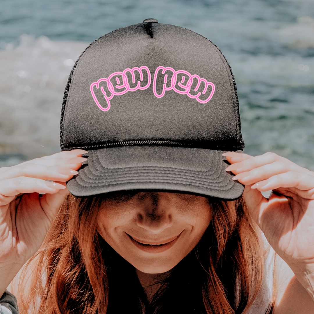 Pew Pew Trucker Hat
