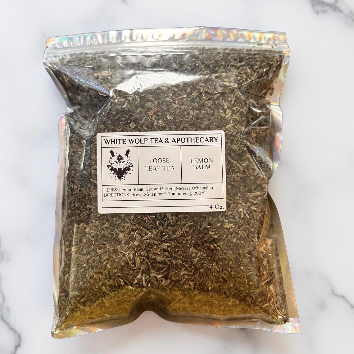 Lemon Balm Tea (Loose Leaf) - White Wolf Tea & Apothecary