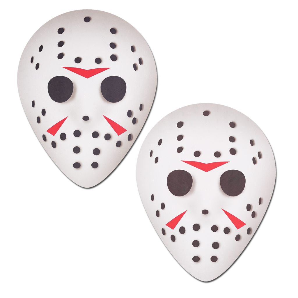 Scary Halloween Hockey Mask Nipple Pasties by Pastease®