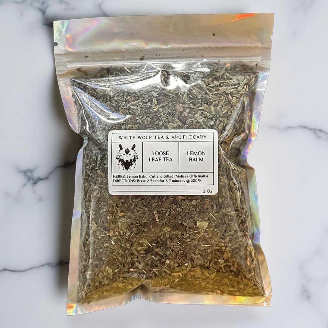 Lemon Balm Tea (Loose Leaf) - White Wolf Tea & Apothecary