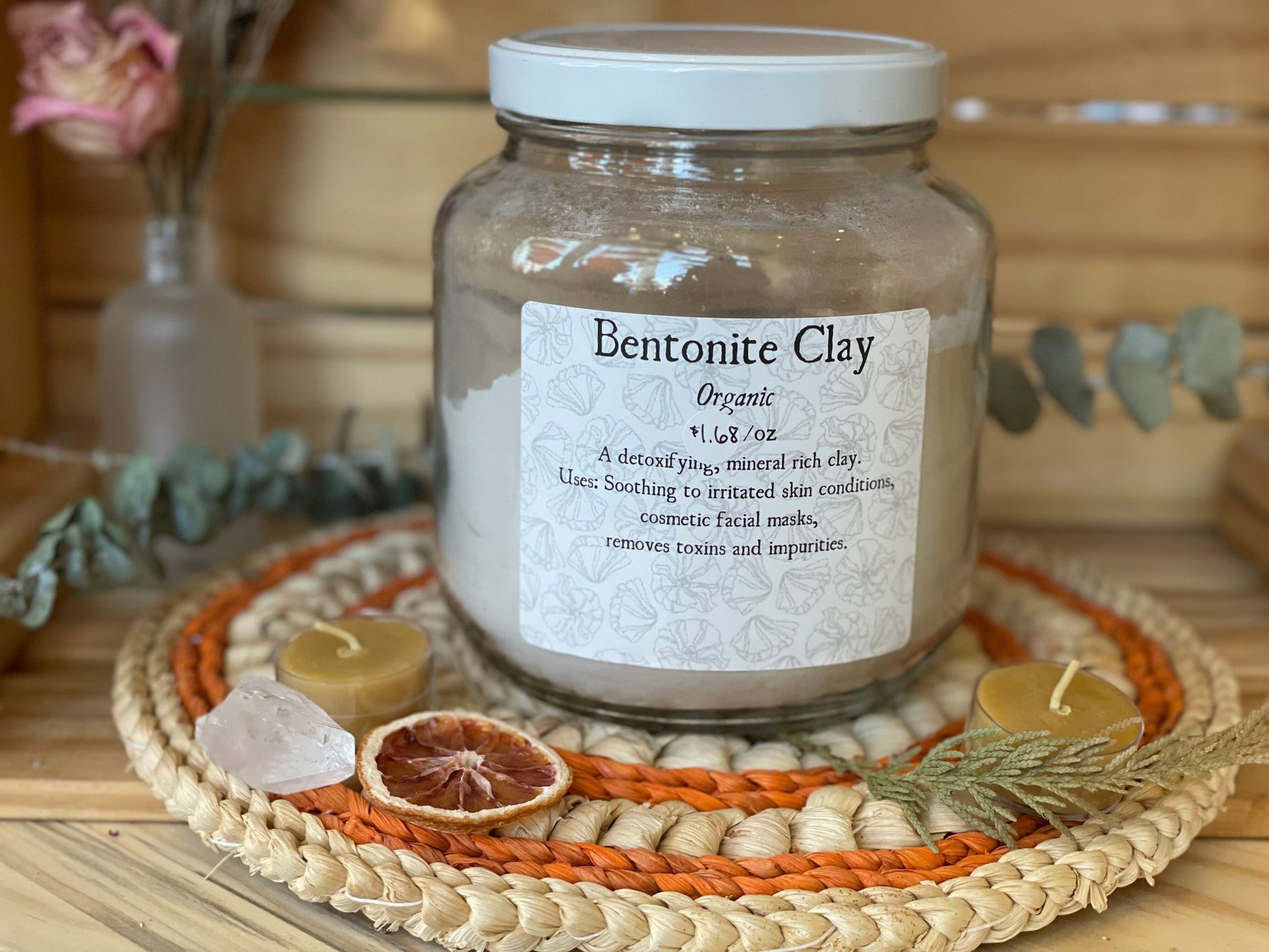 Bentonite Clay | Bulk Bodycare Ingredient (per oz)
