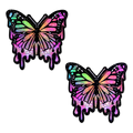 Butterfly Melt Trippy Glitter Rainbow Nipple Pasties by Pastease®