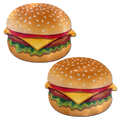 Burger: Delicious Cheeseburger Nipple Pasties by Pastease®