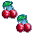 Cherry: Red Cherries on Glitter Velvet Nipple Pasties by Pastease® o/s