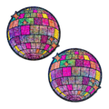 Disco Ball Nipple Covers Shimmering Glitter Pasties by Pastease