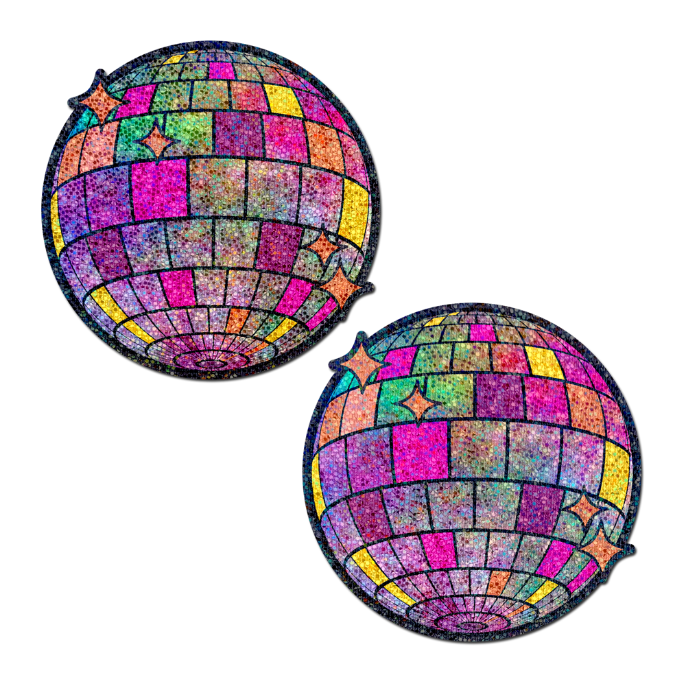 Disco Ball Nipple Covers Shimmering Glitter Pasties by Pastease