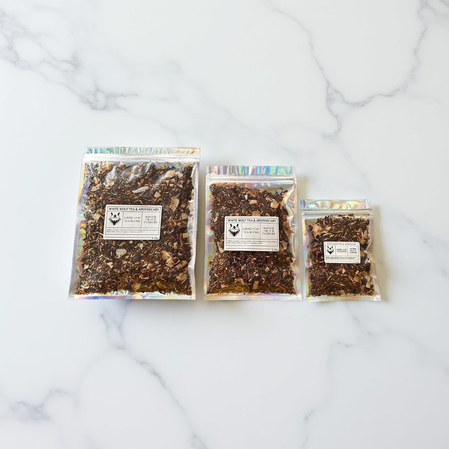 Winter, Fruit, and Flowers Tea (Loose Leaf) - White Wolf Tea & Apothecary