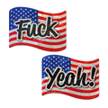 Flag: America 'Fuck Yeah!' USA Stars & Stripes Old Glory  Nipple Pasties by Pastease®