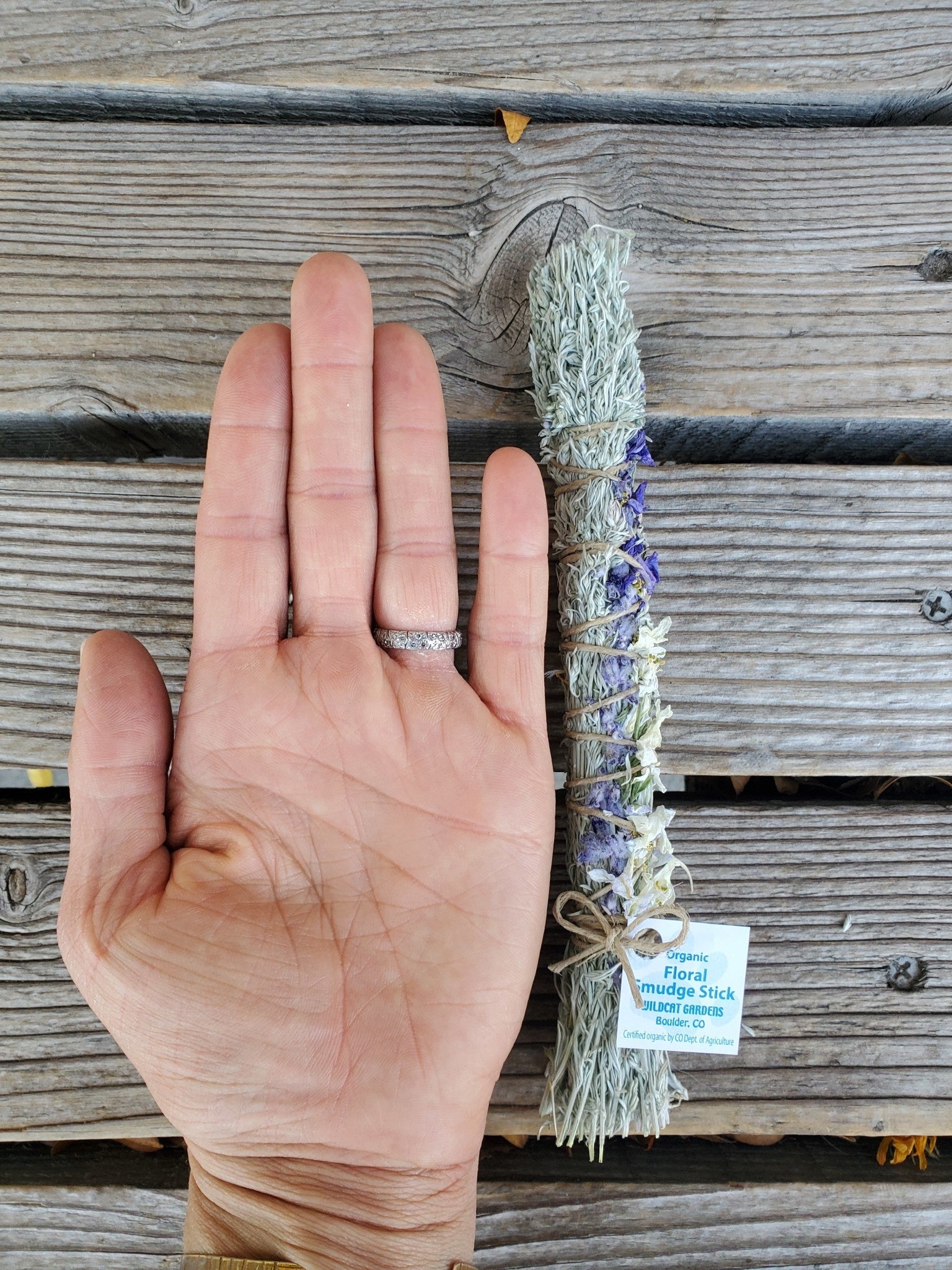 Floral Smoke Cleansing Bundle, Small | Organic Wildcat Gardens