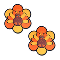 Daisy: Thanksgiving Kawaii Fall Turkey Nipple Pasties by Pastease®