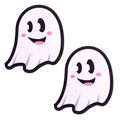 Ghost: Cute White Ghost Nipple Pasties by Pastease®