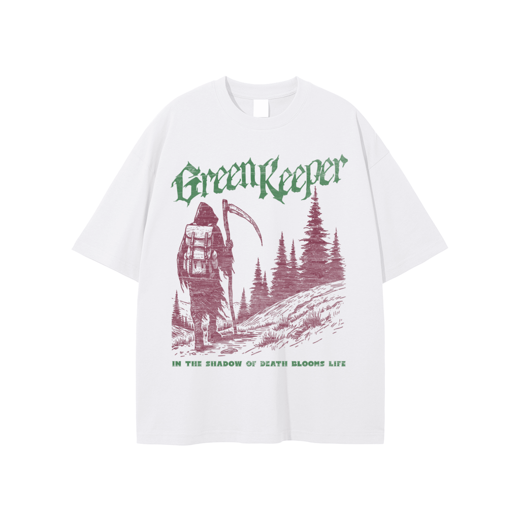 UNISEX — Green Keeper Grim Reaper Cotton Tee