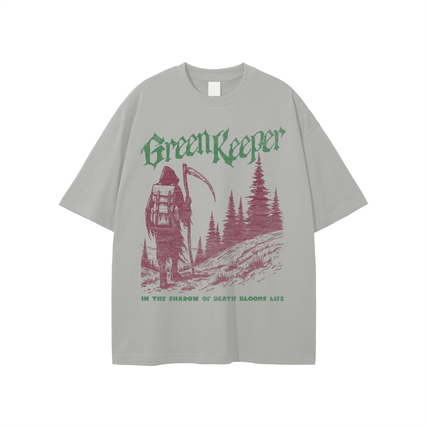 UNISEX — Green Keeper Grim Reaper Cotton Tee