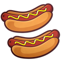 Glizzy Hotdog Pasties Weiner with Mustard Nipple Covers by Pastease
