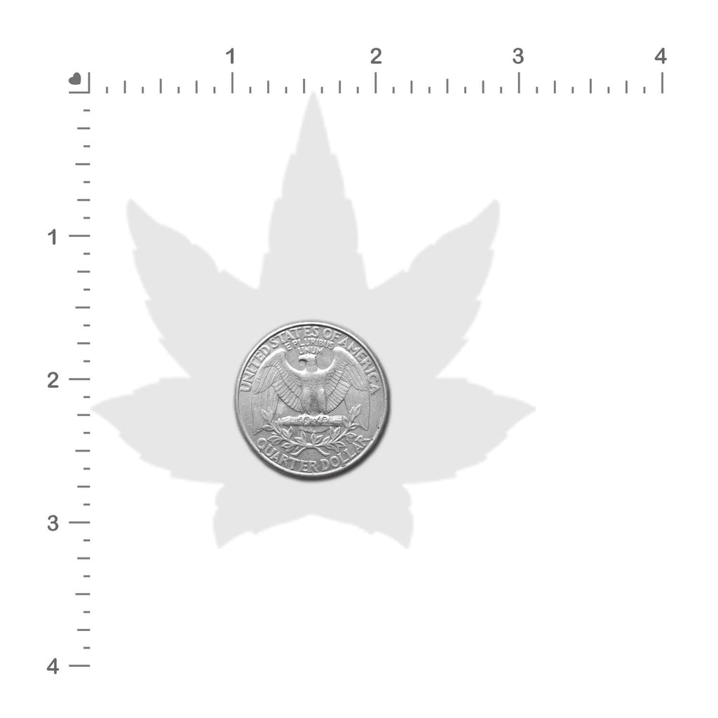 Indica Pot Leaf: Holographic Weed Nipple Pasties by Pastease®