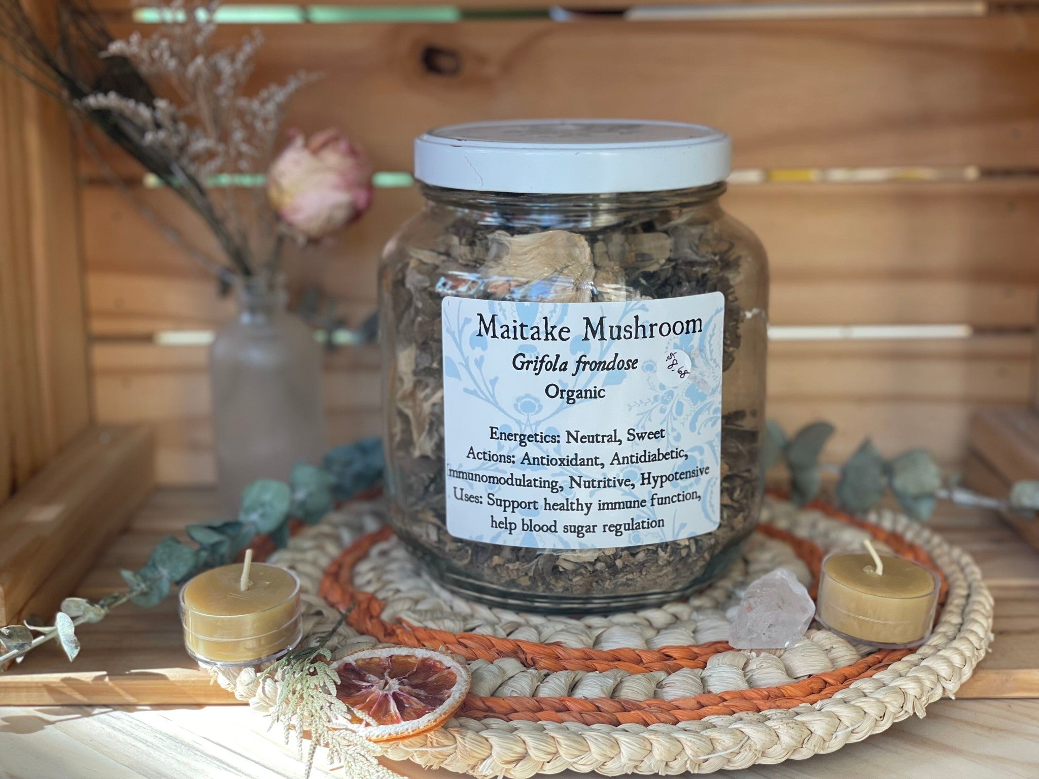 Maitake Mushroom, Dried | Wildcrafted Bulk (per oz)