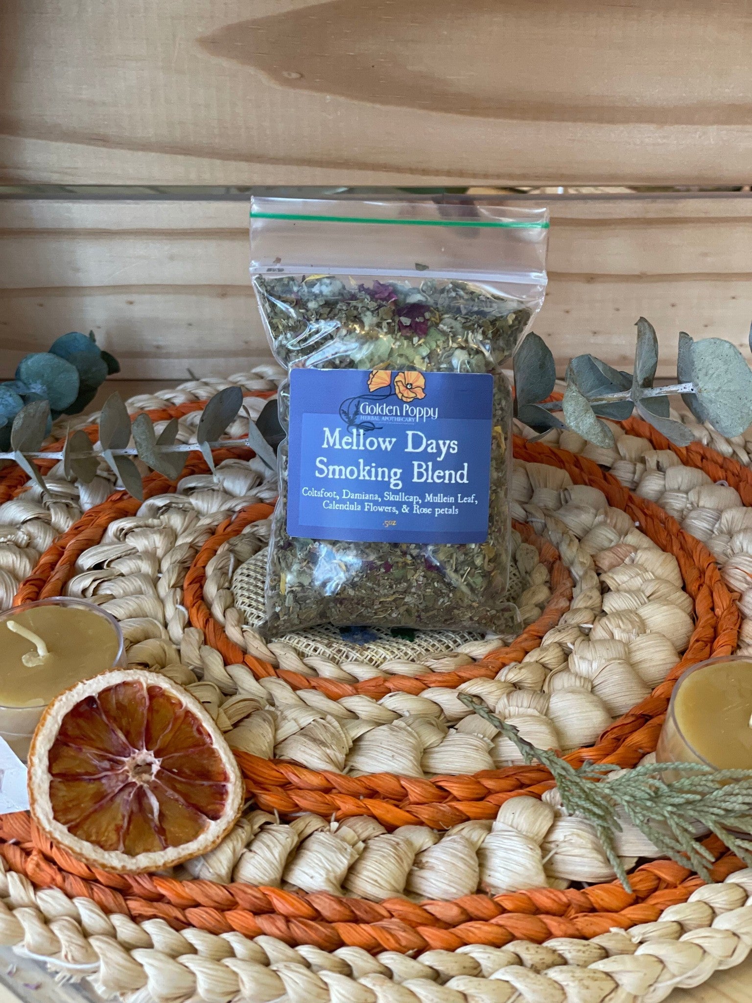 Mellow Days Smoking Blend | Herbal Smoke Blend (0.5 oz)