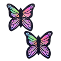 Monarch: Glitter Pastel Rainbow Butterfly Nipple Pasties by Pastease®