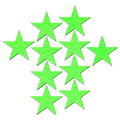 Body Minis: 10 Mini Glow-In-The-Dark Stars Nipple & Body Pasties by Pastease® o/s