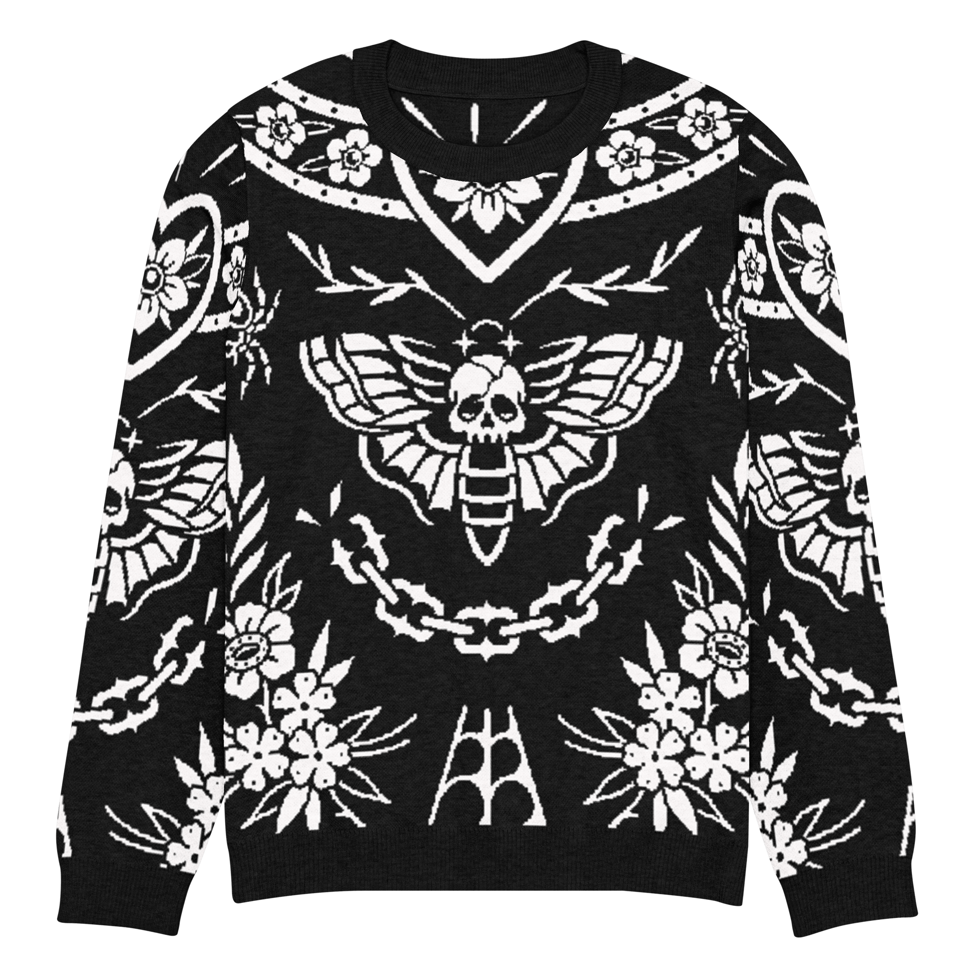 UNISEX — Old School Ink Knit Crewneck Sweater