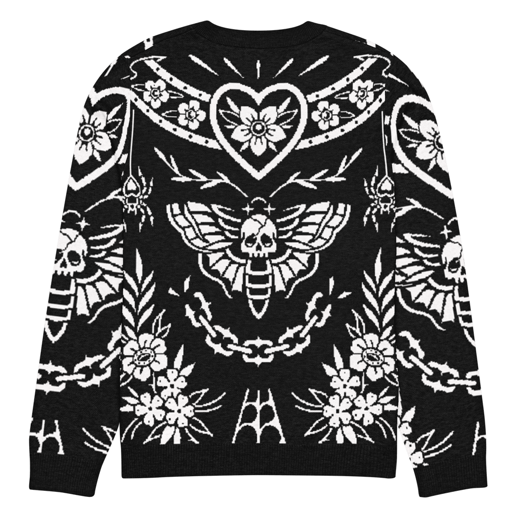 UNISEX — Old School Ink Knit Crewneck Sweater