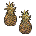 Pineapple on Glitter Gold Nipple Covers by Pastease®