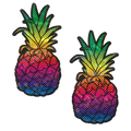 Rainbow Pineapple Sparkling Breast Pasties by Pastease®