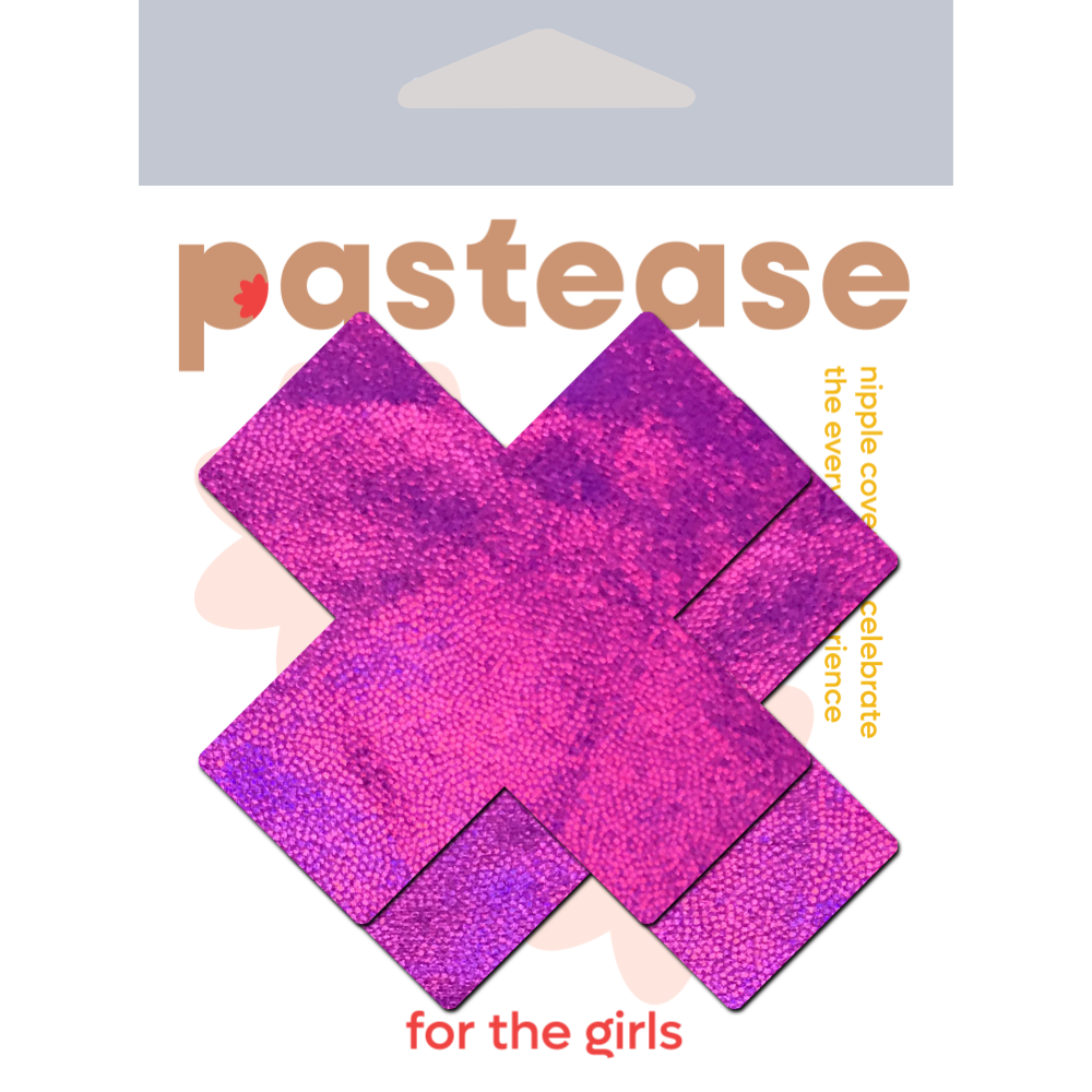 Holographic Plus X Nipple Pasties by Pastease® o/s