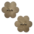 Pierced Pasties: Nude Flower Breast Petal with Barbell Piercing Nipple Covers by Pastease®